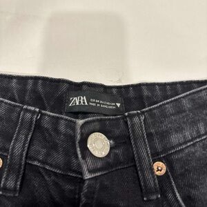 Zara Charcoal Denim Trousers